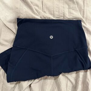 lululemon athletica Navy High-Rise Bike Shorts